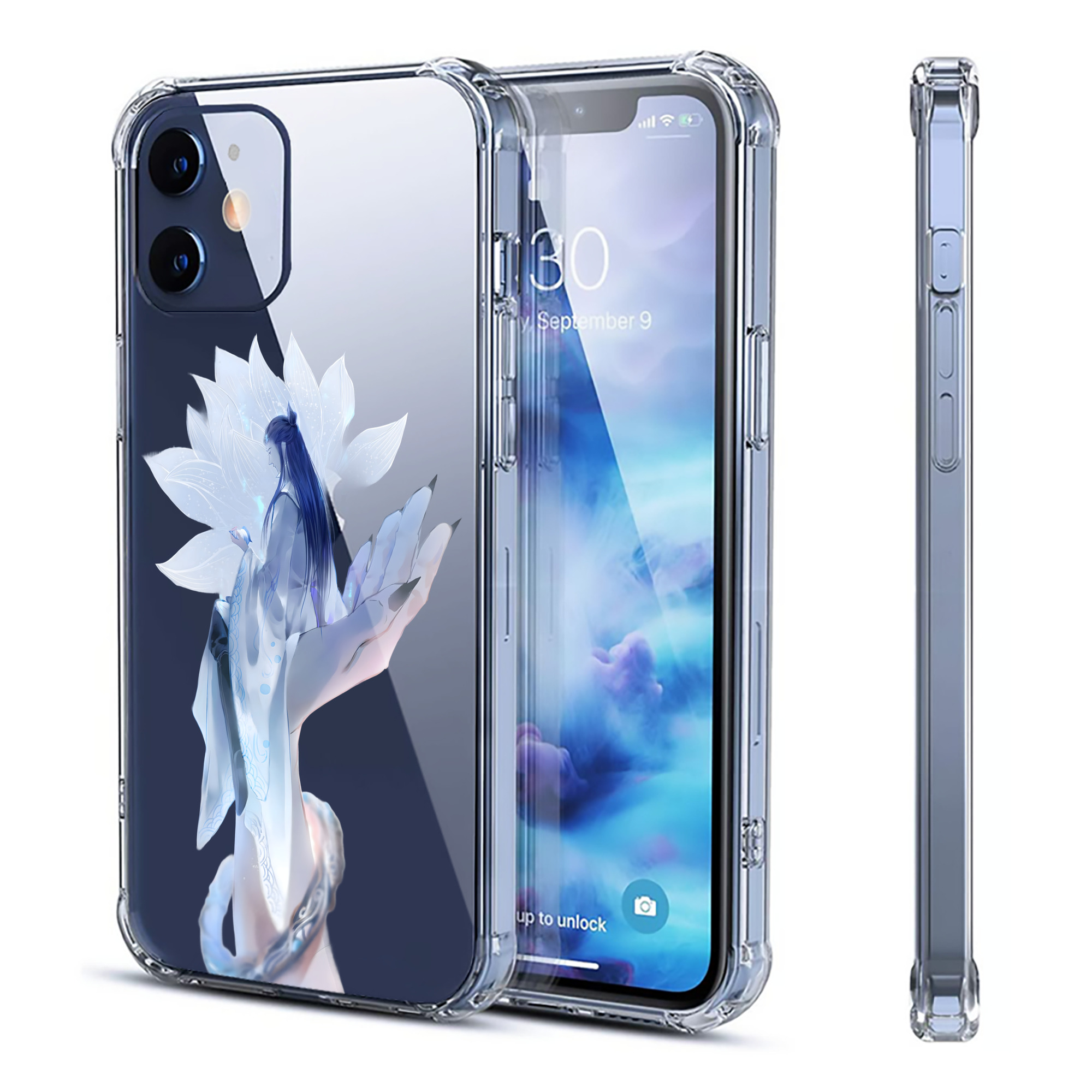 （画像用） Ne Zha 2 ナタ 魔童の大暴れ 【iPhone 12シリーズ対応】透明スマホケース（クリアソフトケース）